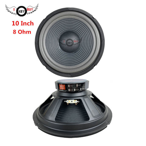 10Inch 8 Ohm Bass Speaker 255MM Threaded Paper Basin Cone Bubble Side Foam Edge Square Dance KTV Home Loudspeaker Subwoofer ► Photo 1/6