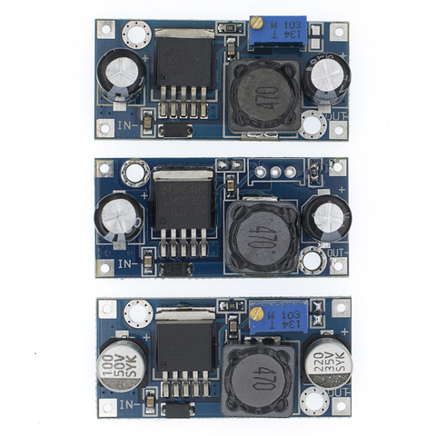 100pcs LM2596 LM2596S-ADJ DC-DC 4.5-40V adjustable/5V step-down power Supply module 5V/12V/24V ► Photo 1/6