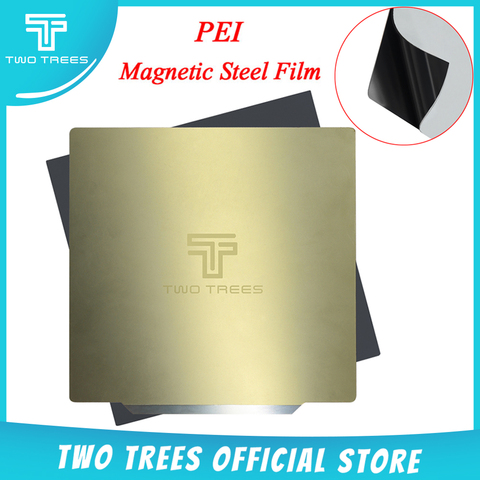 TWOTREES Upgrade Removal Spring Steel PEI Sheet Pre-Applied PEI Flex Magnetic Base for CR10 Ender Sapphire Bluer Hot Bed Sticker ► Photo 1/6