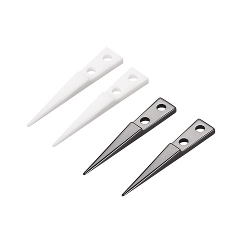 uxcell Straight Pointed Ceramic Tips Replaceable Heat Resistance Non-Conductive Heads for Ceramic Tweezers White 1/2/4Pair ► Photo 1/1