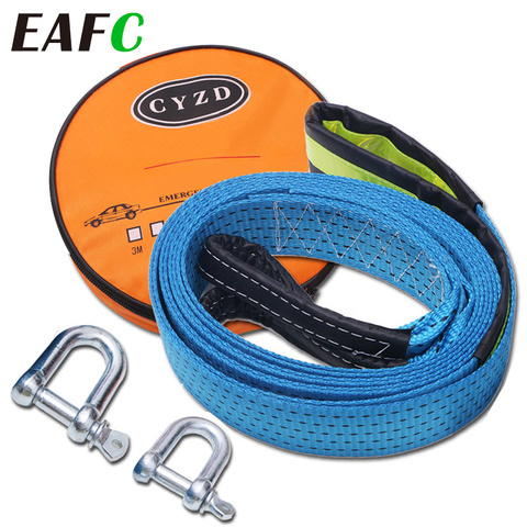5M 8 Tons Tow Cable Tow Strap Car Towing Rope With Hooks High Strength Nylon For Heavy Duty Car Emergency ► Photo 1/6