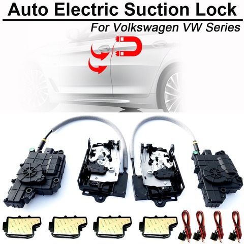 CARBAR Smart Auto Electric Suction Door Lock for Volkswagen VW Series Automatic Soft Close Door Super Silence Car Vehicle Door  ► Photo 1/1