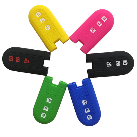 Silica Gel Case Car Key Cover for Toyota Tank Passo Roomie Silicone Key Cover Cap for Daihatsu Canvas Tanto Move Key Holder Fob ► Photo 1/6