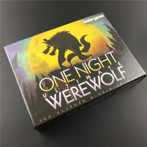 2 Types One Night Ultimate Werewolf Game English Cards Board Game