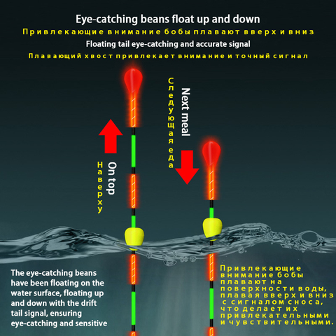 JiuYu Fishing Floats Floating Ball Slidding Floater Composite Nano Bobber Special For Nearsighted Fishing Lovers Tackle ► Photo 1/6