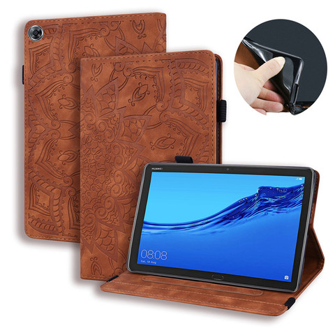 Tablet Cover For Huawei Mediapad M5 Lite 8 Case Emboss Leather Wallet Cover For Funda Huawei Mediapad M5 Lite 8 inch Case Funda ► Photo 1/6