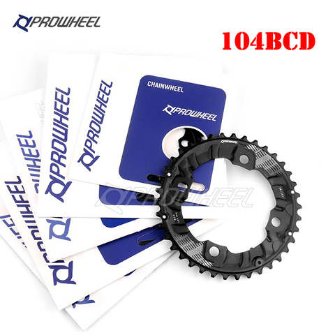 PROWHEEL 64BCD 104BCD MTB Bicycle Sprockets Double Chainwheel 26T 28T 36T 38T Chainring Mountain Bike crankset Tooth plate Parts ► Photo 1/6