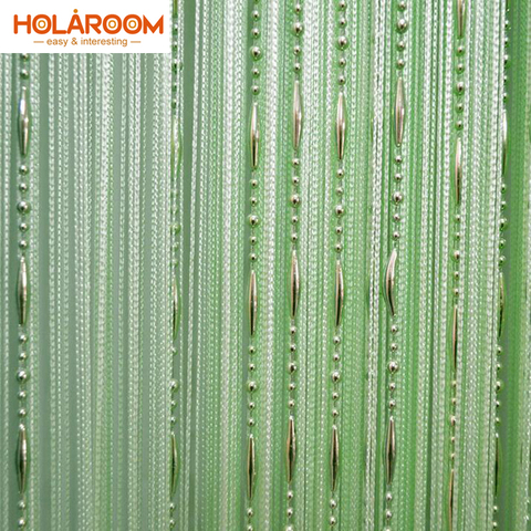 12 Color Beads Line Curtain Modern Yarn Dyed Curtains for Home Living Room Door Hotel Cafe Interior Decoration Solid Curtain ► Photo 1/6