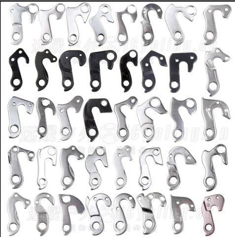 WholeSale 10pcs/lot Cycle / Bike alloy rear gear mech derailleur hanger dropouts with Bolts Mixed order - 180 styles ► Photo 1/6