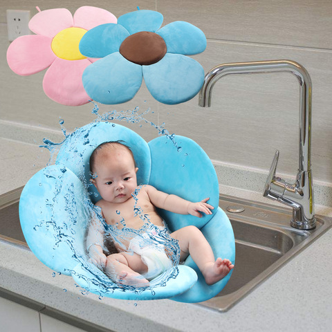 Price History Review On New 80cm Baby Blooming Bath Flower Bath Tub Newborn Foldable Four Petal Flower Shower Cushion Mat Baby Security Petal Seat Pad Aliexpress Seller Baby Island