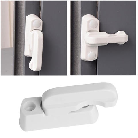 Plastic Child Safe Security Window Door Sash Lock Safety Lever Handle Sweep Latch ► Photo 1/6