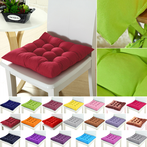 1/2/4pcs Home Seat Cushion Pad Winter Office Bar Chair Back Seat Cushions Sofa Pillow Buttocks Chair Cushion 37x37cm ► Photo 1/6