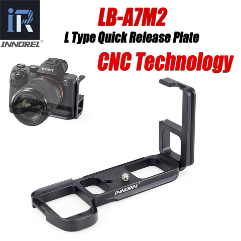 INNOREL LB-A7M2 L Type Quick Release Plate Vertical L Bracket LB-A7 II Hand Grip Specifically for SonyAlpha7II A7R2 A7M2 A7II ► Photo 1/4