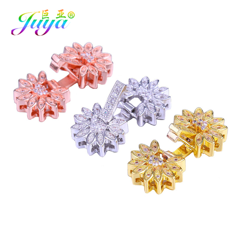 Juya DIY Women Pearls Bracelet Necklace Making Findings Handmade Connector Closure Fastening Buckle Clasps Accessories Supplies ► Photo 1/6