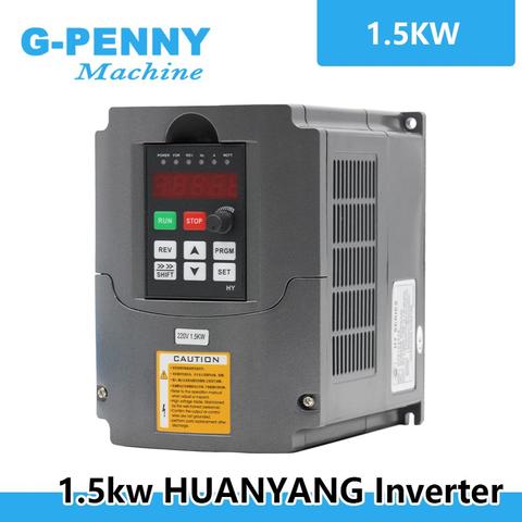 CNC spindle motor speed control 220v 380v 1.5kw VFD Variable Frequency Drive Inverter 1HP or 3HP Input 3HP Output for cnc driver ► Photo 1/6