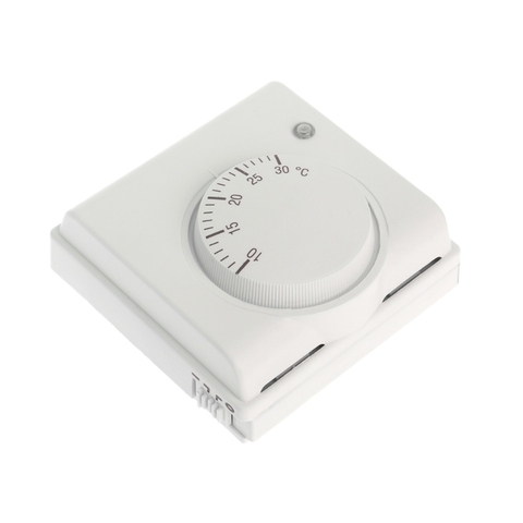 220V 6A Mechanical Room Thermostat Temperature Controller Air Condition and Floor Gas Boiler Heating ► Photo 1/6