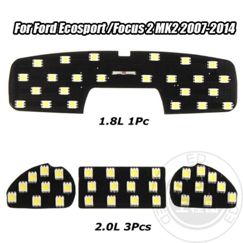 12V White Car LED Reading light Interior Light Dome Lamp Map Lights For Ford Ecosport /Focus 2 MK2 2007-2014 ► Photo 1/6