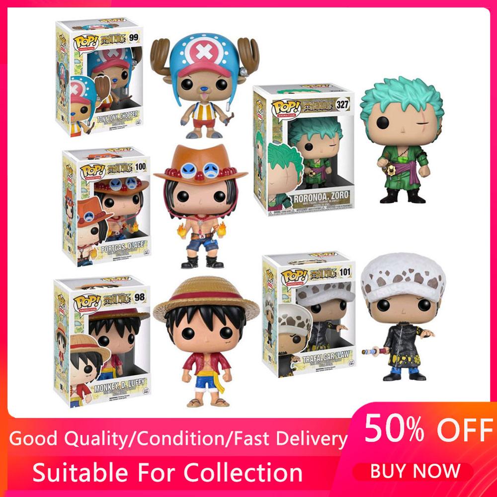 Buy Online Funko Pop Japanese Anime One Piece Luffy Ace Law Tony Chopper Roronoa Zoro Vinyl Action Figure Toys For Children Christmas Gift Alitools