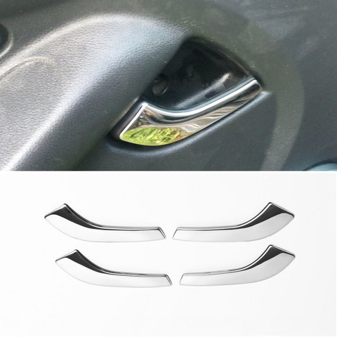 4pcs stainless steel interior door opener handle decorative cover trim for Lada Granta Kalina chrome accessories ► Photo 1/1