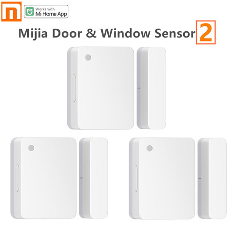 Original Xiaomi Door Window Sensor 2 Bluetooth 5.1 Light Detection Opening/Closing Records Overtime Unclosed Reminder Mijia App ► Photo 1/6