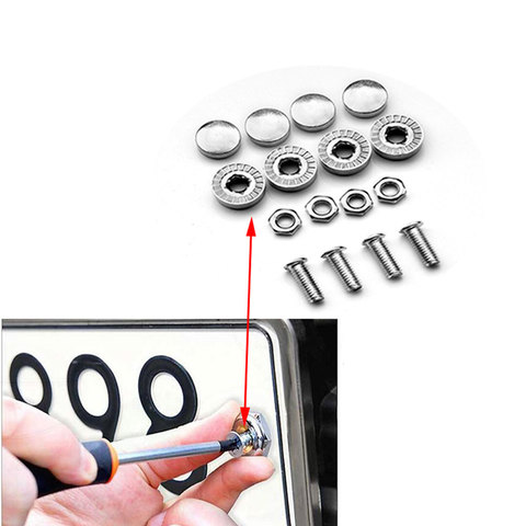 16X Car License Plate Bolts Screws Cover For Hyundai Tucson I30 Solaris Creta Kia Rio 3 4 Ceed Cerato Picanto Sportage 2022 ► Photo 1/6