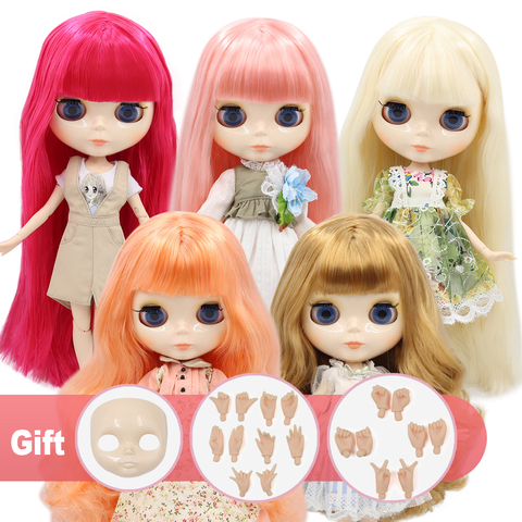 ICY factory Blyth doll 1/6 customized nude joint body with white skin, glossy face, girl gift, toy ► Photo 1/6