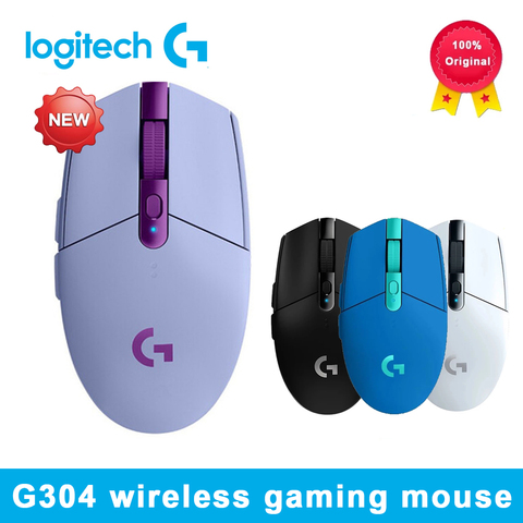 Logitech G304 Original  LIGHTSPEED Gaming Mouse 12000DPI  USB 2.4G Wireless HERO Sensor 5AA Battery For LOL Gamer Fast shipping ► Photo 1/6