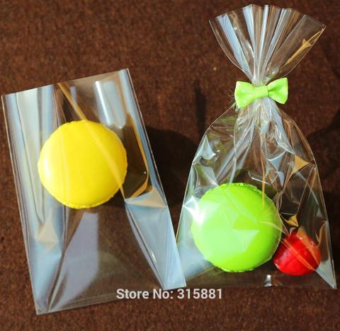 100pcs Transparent Flower Pattern Cookie Packaging Bag, Gift Bag, Candy Bag  For Party Baking