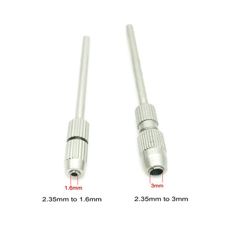 1Pc Dental Drill Bur Adapter Converter  2.35mm to 1.6mm / 2.35mm to 3mm Shank Polisher for Dental Lab ► Photo 1/6