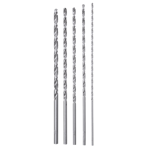 1pc HSS Straight Shank Auger Twist Drill Bit Set Extra Long Drill Bits 2-5mm Dia.  for Electric Drills Drilling Machines Mayitr ► Photo 1/1