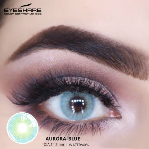 EYESHARE 1 Pair  Aurora Europe Colored Contact Lens Yearly Use Cosmetic  Contacts Lenses Eye Color ► Photo 1/5