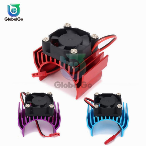 Electric Car Brushless Motor Heatsink Cover Cooling Fan for 1:10 RC Car 540 550 3650 Size Motor Heat Sink Parts ► Photo 1/6