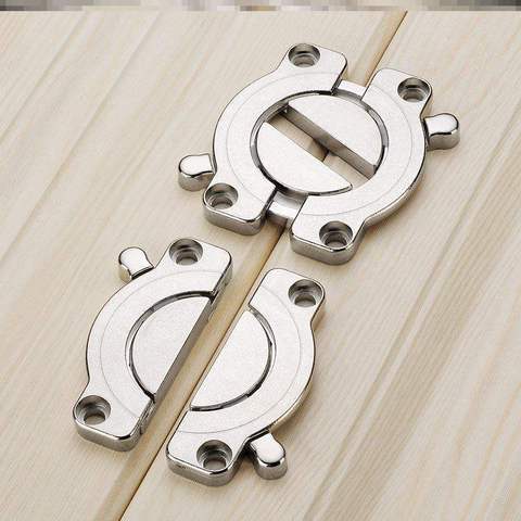 Thick alloy hinges Furniture assembly Fitting Dinning Table Top Quick release Connector Latch Office desktop Fastener hardware ► Photo 1/6