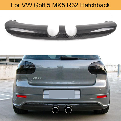 Car Rear Bumper Diffuser Lip For Volkswagen VW Golf V 5 MK5 R32 Hatchback 2006-2008 Carbon Fiber Bumper Lip Spoiler Protector ► Photo 1/6