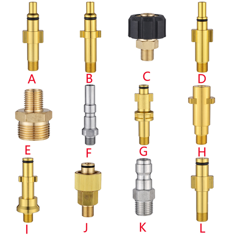 Metal Adapter Foam Nozzle Foam Gun High Pressure Soap Foamer for Nilfisk Stihl Karcher Bosche Craftsman Kew Gerni AR M22 ► Photo 1/2