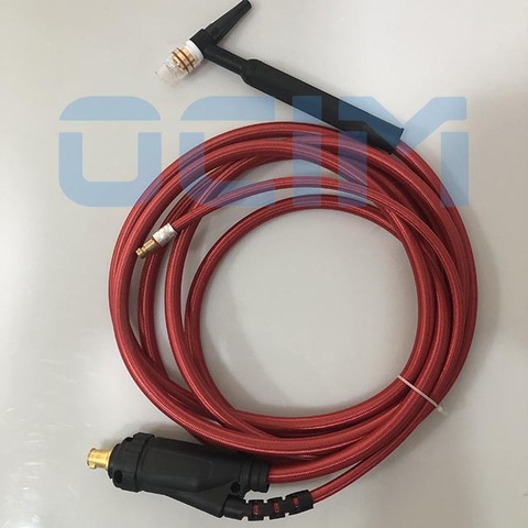 WP9F  WP9 WP9V WP9FV  TIG  Pyrex Cup Kit  TIG Welding Torch 35-70 Connector 4M ► Photo 1/4