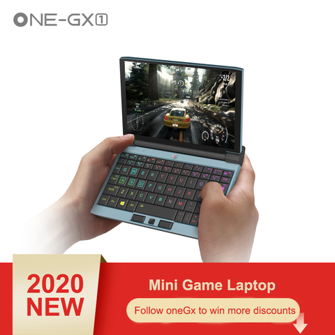 oneGx Gaming Laptop Mini PC Portable Computer Netbook 7 Inch Core i5-10210Y Laptops High-speed Internet Support WiFi 4G 5G ► Photo 1/6