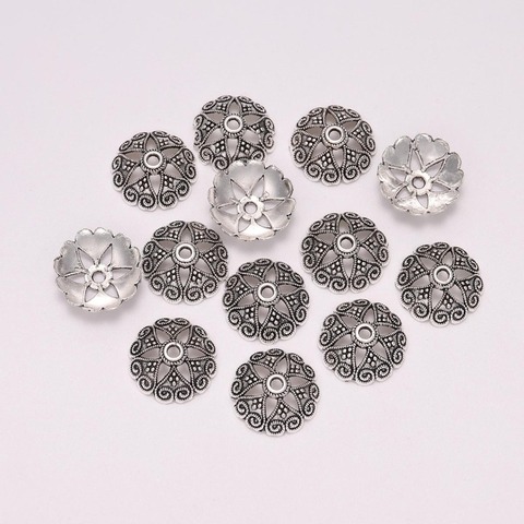 20Pcs/Lot 14.5mm Antique Bead Caps End Receptacle Flower Torus For Jewelry Making Findings Diy Bracelet  Accessories ► Photo 1/3