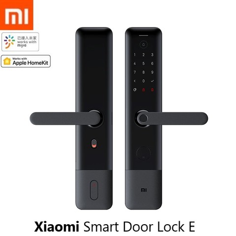 New Xiaomi Mijia Smart Door Lock E Fingerprint Password Bluetooth Unlock Detect Alarm Work Mi Home App Control with Doorbell ► Photo 1/6