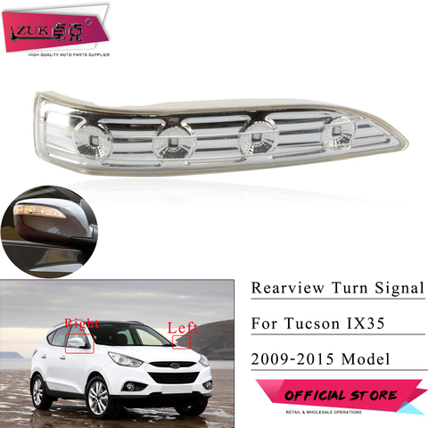 ZUK Rear View Mirror Turn Signal Light For Hyundai Tucson IX35 2009-2015 Rearview Mirror Indicator LED Turn Signal Lamp ► Photo 1/6