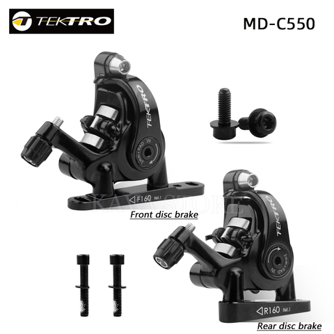 TEKTRO MD-C550 Road Bike Dual Piston cable Caliper Front/Rear Aluminum Alloy Mechanical Disc Double Brakes Bicycle parts ► Photo 1/6