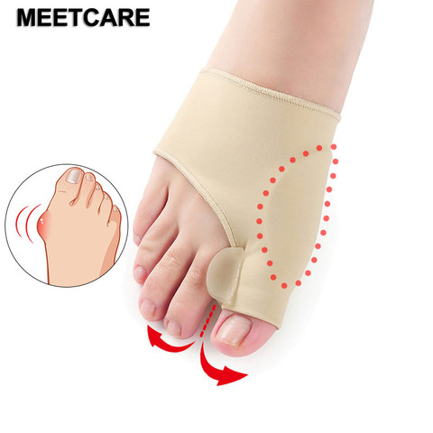 Bunion Gel Socks sleeve Hallux Valgus Device Foot Pain Relieve Feet Care Silicon Orthotics Thumb Overlapping Big toes correction ► Photo 1/6