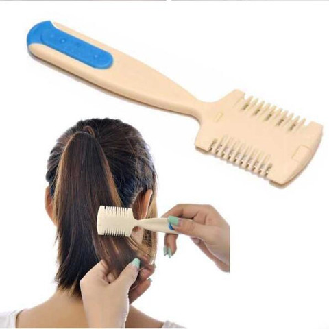 Beauty Accessories Home Hairdresser Hair Cutting Trimmer Razor Blade Comb for Thinning Bang Long  Hair Cut accesorios de belleza ► Photo 1/6