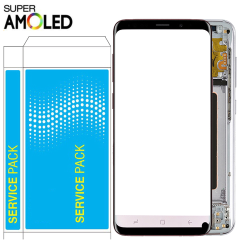 Original S8 LCD For Samsung Galaxy S8 Plus LCD With Frame Super Amoled 2960*1440 SM-G950F G955F Touch Screen Display Parts Spot ► Photo 1/5