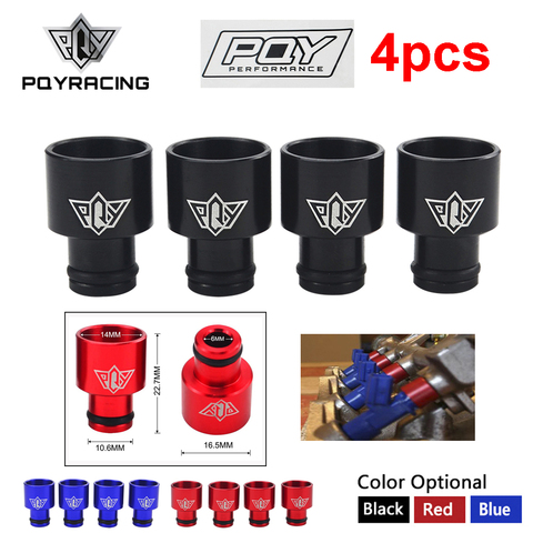 4pcs Fuel Injector Hat Fuel Nozzle Modified Auto Parts Nozzle Adapter Dedicated Fuel Flow Injector Adapter Fuel Injector ► Photo 1/6