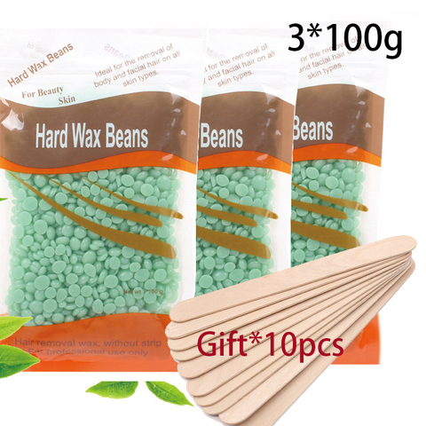 100g 200g 300g/Pack Wax beans Removing Bikini Face Hair Legs Arm Hot Film Wax Pellet ► Photo 1/6