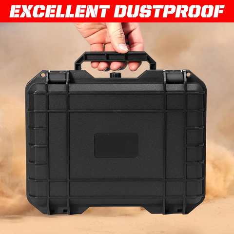 9 Sizes Waterproof Hard Carry Tool Case Bag Storage Box Camera Photography with Sponge for tools ► Photo 1/6