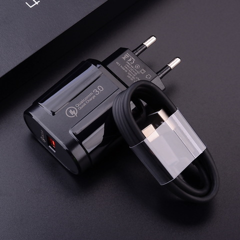 3A Fast USB Charger Adapter Type C Micro Charge Cable For Huawei P40 Google Pixel 4 XL 3 Xiaomi Redmi 6A 7A 8A 9A Honor 10 Phone ► Photo 1/6