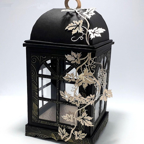 Elegant Lantern With Lid Metal Cutting Dies Stencils for DIY Scrapbooking Stamp/photo album Decorative Embossing DIY Paper Cards ► Photo 1/4