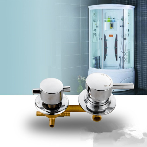 MTTUZK 2/3/4/5 Ways Water Outlet Screw Thread Center Distance 10cm  Mixing Valve Brass Bathroom Shower Mixer Faucet Tap Cabin ► Photo 1/6
